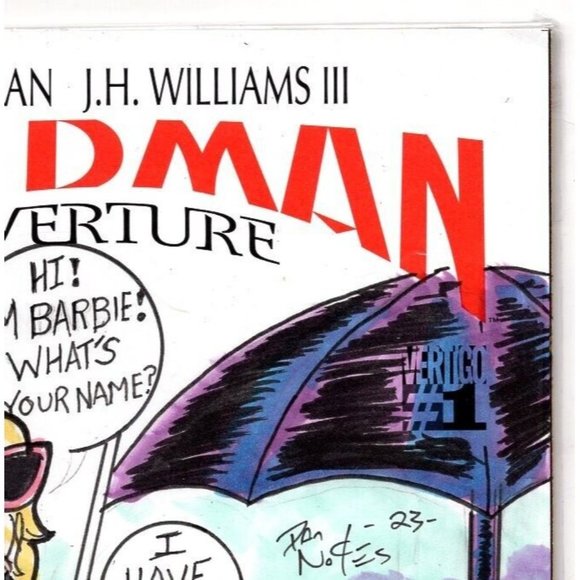 ONE-OF-A-KIND HAND-DRAWN, INKED AND COLORED SKETCHCOVER COMIC by Dan Nokes - B/D - Picture 3 of 7